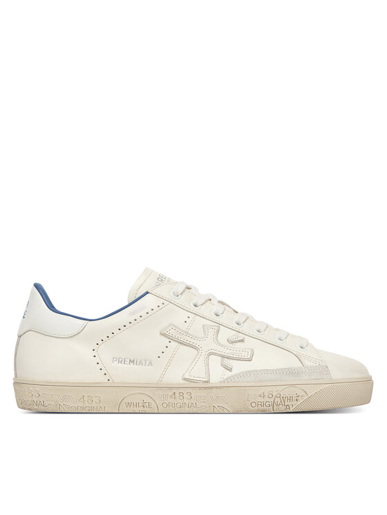 Premiata Sneakersy Premiata Steven Var 6652 Biela