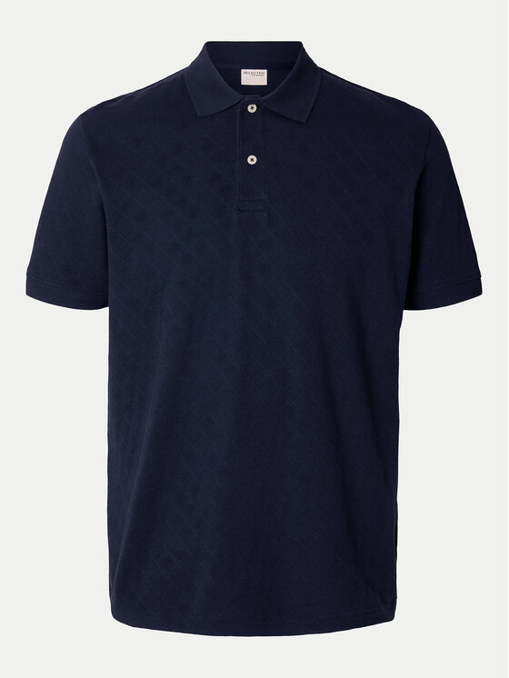 Selected Homme Selected Homme Polo Paul 16096767 Blu scuro Regular Fit