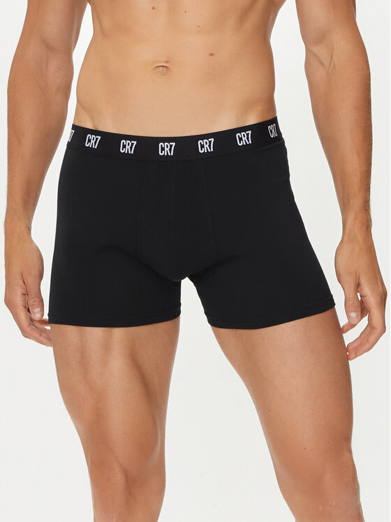 Cristiano Ronaldo CR7 Cristiano Ronaldo CR7 Комплект боксерів Basic Trunk 3-Pack 8100-49-900 Чорний