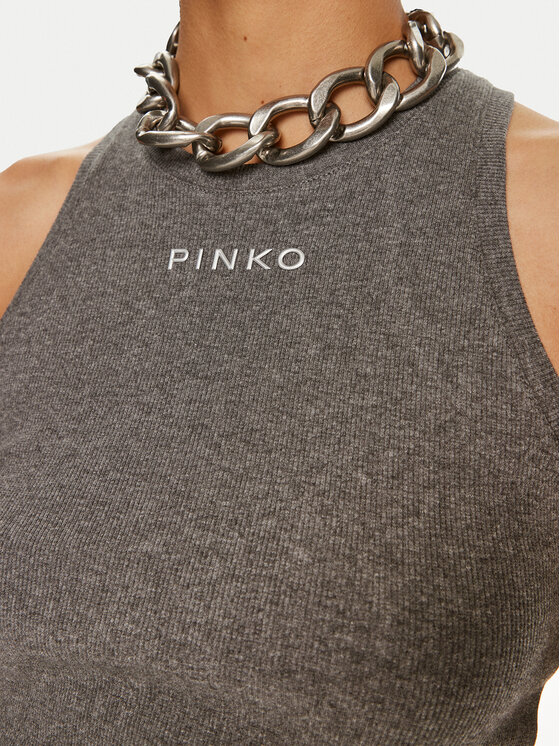 PINKO Pinko Топ Distinto 100822 A22X Сірий Regular Fit