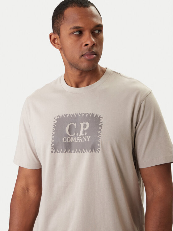 C.P. Company C.P. Company Camiseta 20CMTS723A005100W Beis Regular Fit