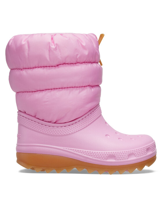 Crocs Sněhule Crocs Classic Neo Puff Boot K 207684 Růžová