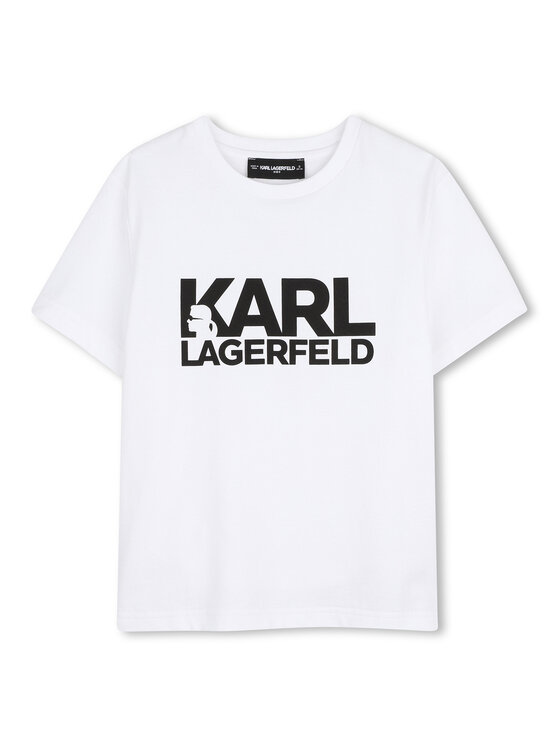 Karl Lagerfeld Kids Karl Lagerfeld Kids Camiseta Z31098 Blanco Regular Fit