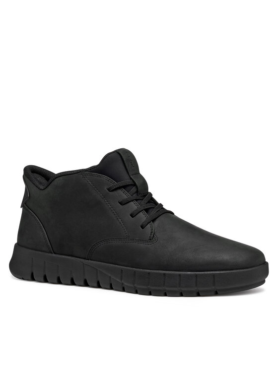 Geox Sneakersy Geox U Flextride Plus U56MAB 000FF C9999 Czarny