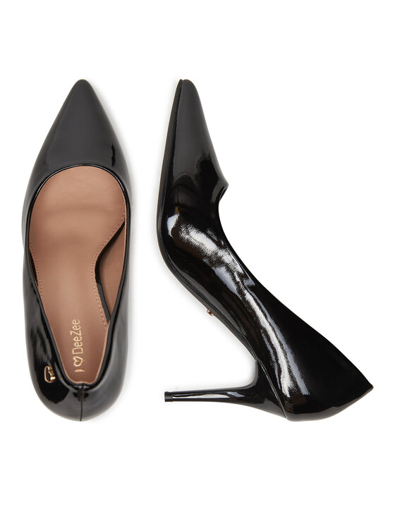 DeeZee Pantofi cu toc subțire DeeZee EZ-23-1 Negru