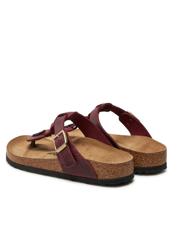 Birkenstock Japanke Birkenstock Gizeh Braided 1027930 Tamnocrvena