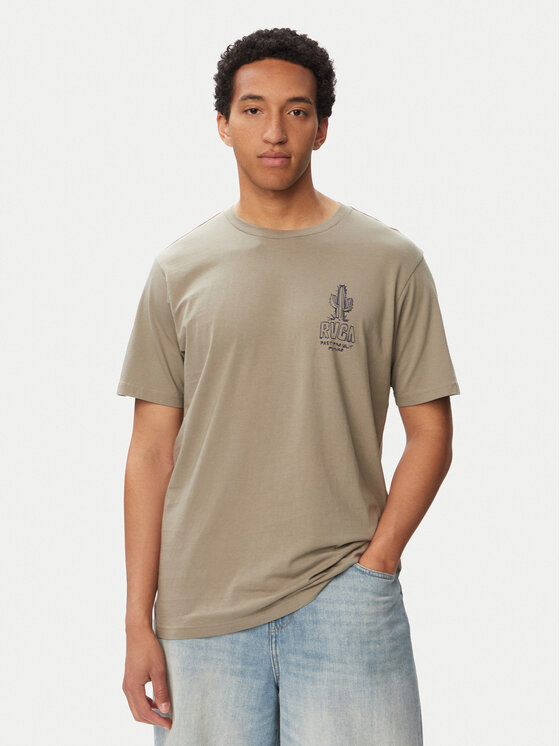RVCA RVCA Camiseta Deth Valley 23A351532 Verde Regular Fit