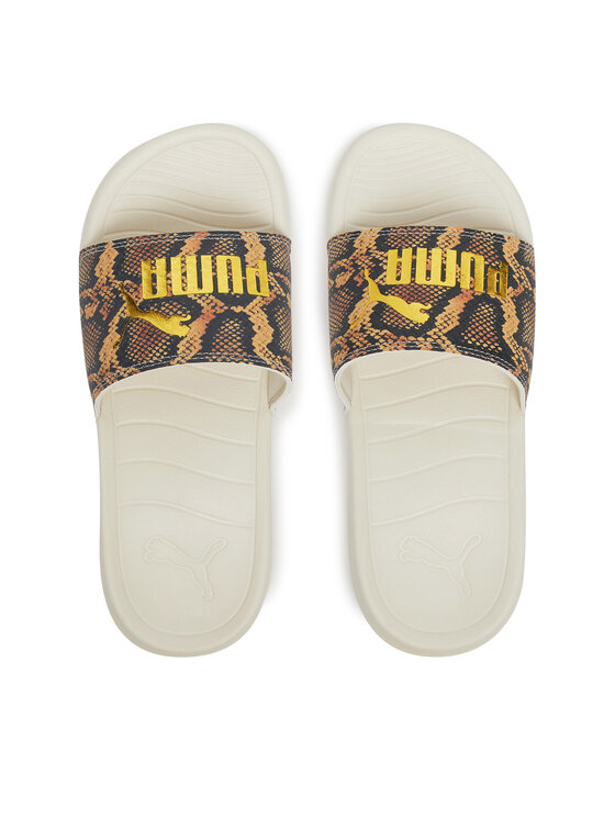 Puma Шльопанці Puma Popcat 20 Snake Chic 401706 02 Бежевий