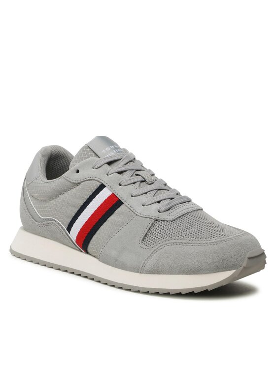 Tommy Hilfiger Sneakers Tommy Hilfiger Runner Evo Mix FM0FM04699 Grigio