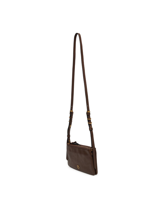 PINKO Дамска чанта PINKO Double Mini Al 25-26 PLTT 105359 A0QO Кафяв