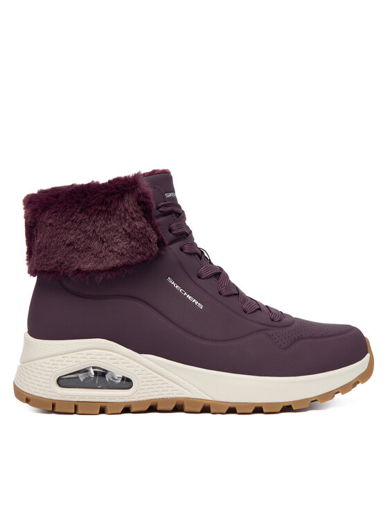 Skechers Черевики Skechers Uno Rugged 167274/WINE Бордовий