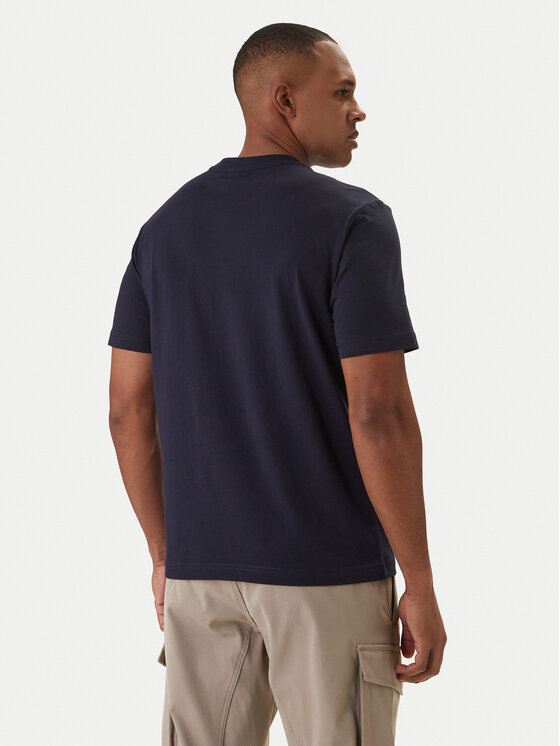 Napapijri Napapijri Camiseta S-Box Logo NP0A4IFL Azul marino Regular Fit