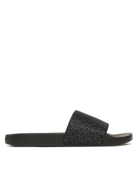 Calvin Klein Παντόφλες Calvin Klein Pool Slide Mono HM0HM00963 Μαύρο
