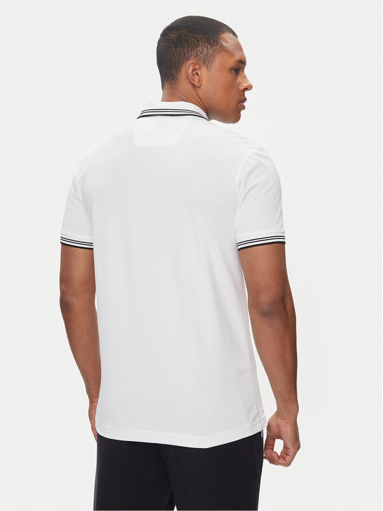 BOSS Boss Поло Paul 50506193 Білий Slim Fit