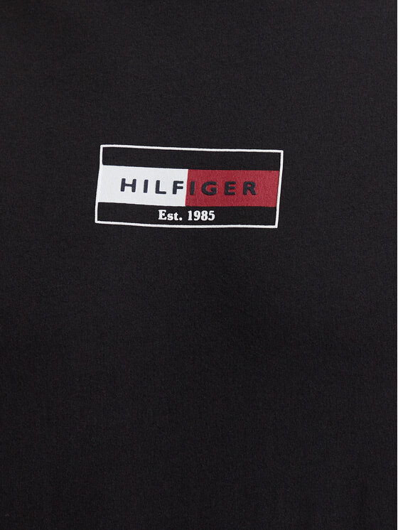 Tommy Hilfiger Tommy Hilfiger Camiseta Brand Love MW0MW44882 Negro Regular Fit