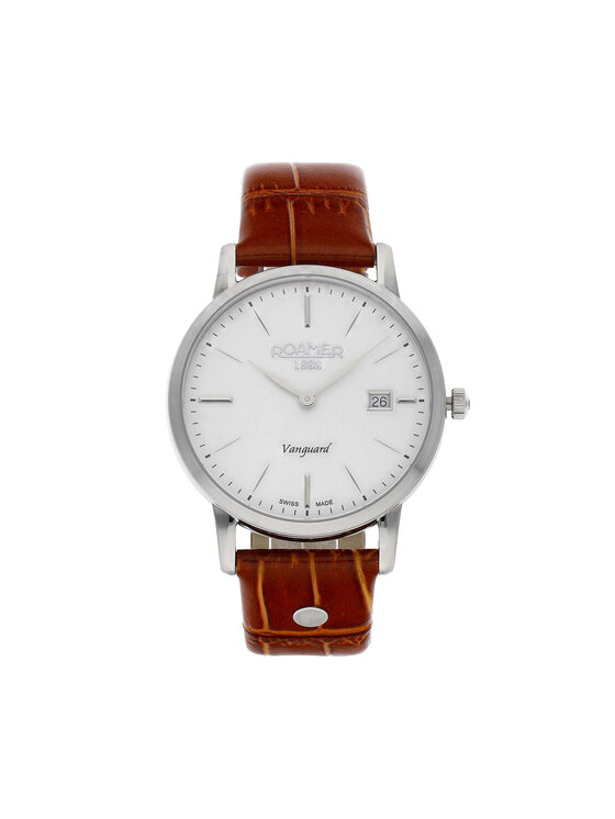 Roamer Hodinky Roamer Vanguard Slim Line 979809 41 25 09 Hnědá