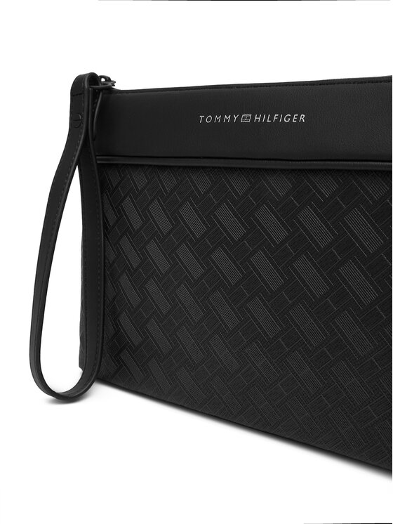 Tommy Hilfiger Saszetka Tommy Hilfiger Th Modern Monogram Pouch AM0AM14826 Czarny