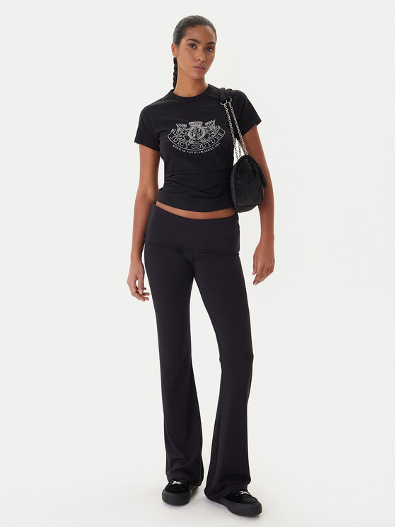 Juicy Couture Juicy Couture Camiseta JCGTK225015 Negro Slim Fit