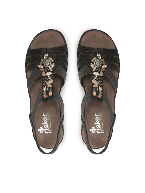 Rieker Sandali Rieker 62949-45 Siva