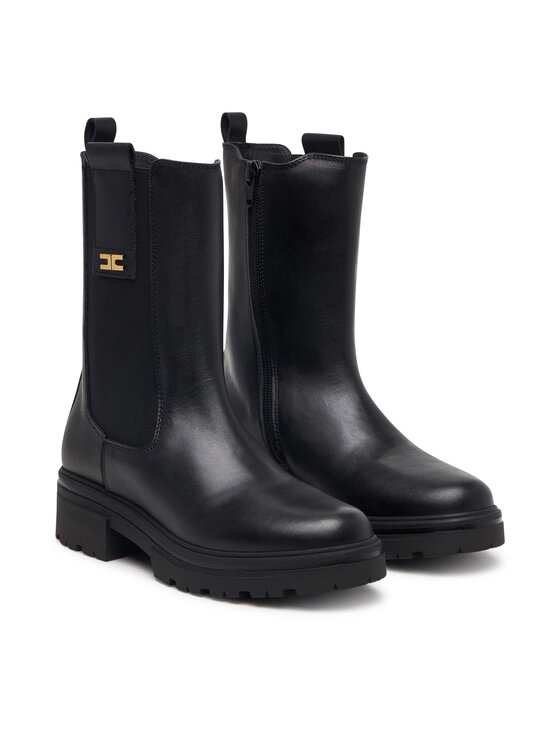 Elisabetta Franchi Botki Elisabetta Franchi F4A5-E0721-1251 M Czarny