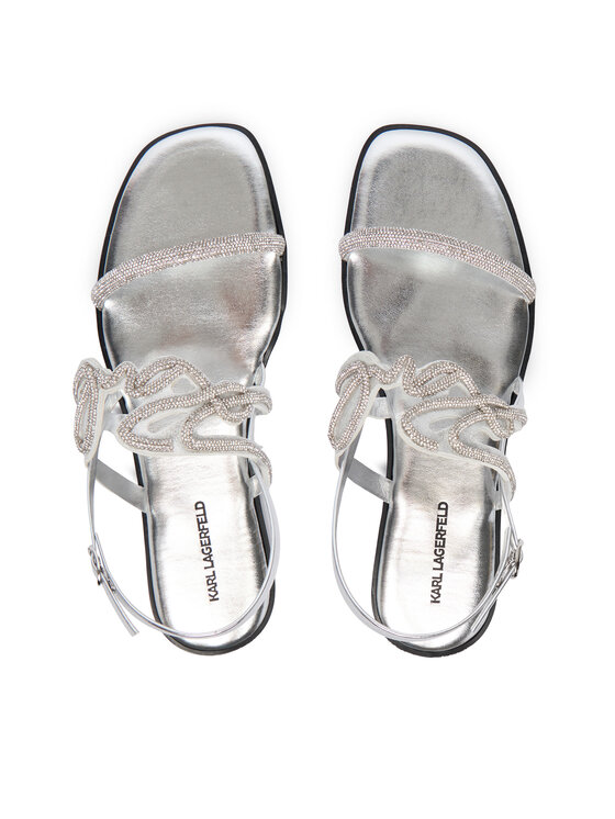 KARL LAGERFELD Босоніжки KARL LAGERFELD KL87425 Срібний