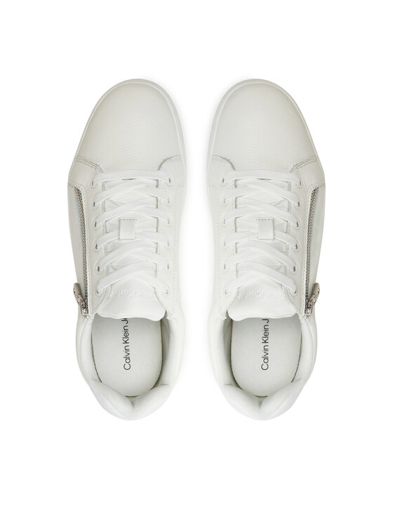 Calvin Klein Jeans Sportcipők Calvin Klein Jeans Classic Cupsole Zip Low In YM0YM01254 Fehér
