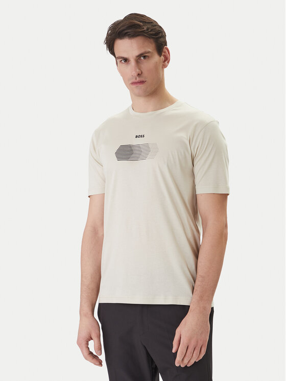 BOSS BOSS Camiseta TS_Unity 50554557 Beis Regular Fit