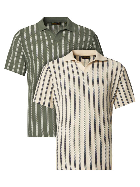 Jack & Jones Jack & Jones Conjunto de camisetas polo Blu Harry 12305044 De color Regular Fit