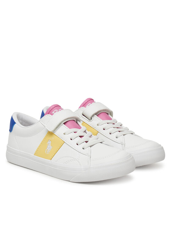 Polo Ralph Lauren Sneakersy Polo Ralph Lauren Ryley Ps RL02450101 Biela