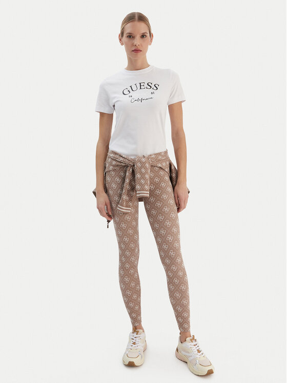 Guess Guess Футболка V6RI02 J1314 Білий Regular Fit