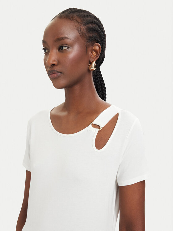 Liu Jo Sport Liu Jo Sport Camiseta TA6098 JS005 Crema Regular Fit