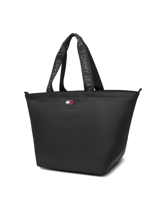 Tommy Jeans Pārnēsajamā soma Tommy Jeans Ess Daily Tote AW0AW17891 Melns