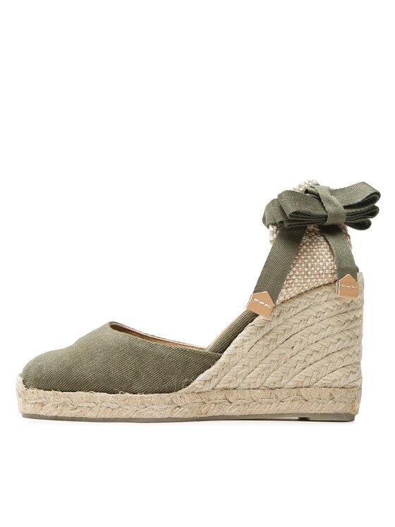 Castañer Espadrilky Castañer Carina/8/002 021642-414 Zelená