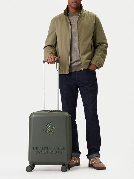 Beverly Hills Polo Club Βαλίτσα Καμπίνας Beverly Hills Polo Club CEO-BHPC-S-003-08-KHAKI Χακί