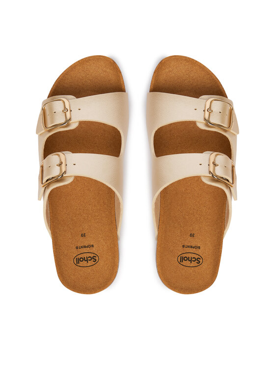 Scholl Шльопанці Scholl Harmony 2 Straps MF00808 Золотий