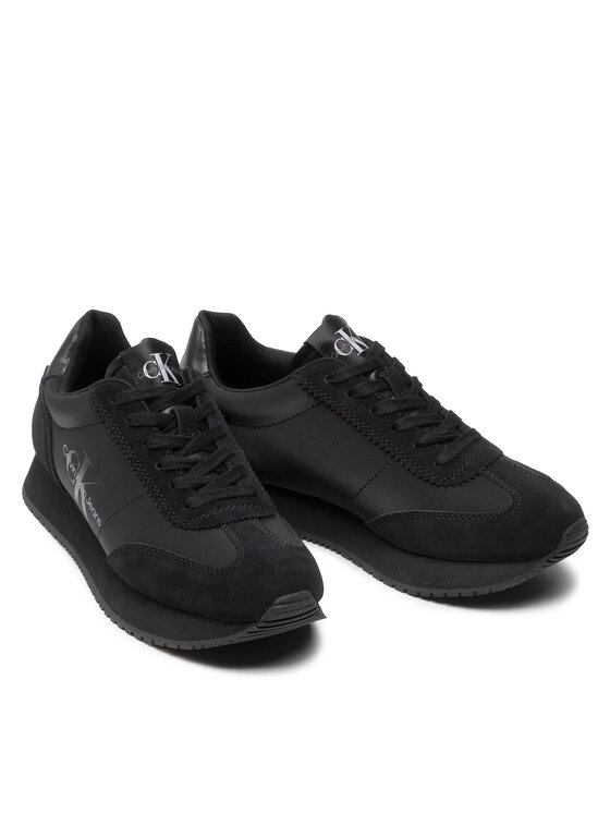 Calvin Klein Jeans Sneakersy Calvin Klein Jeans Retro Runner 1 YW0YW00516 Černá