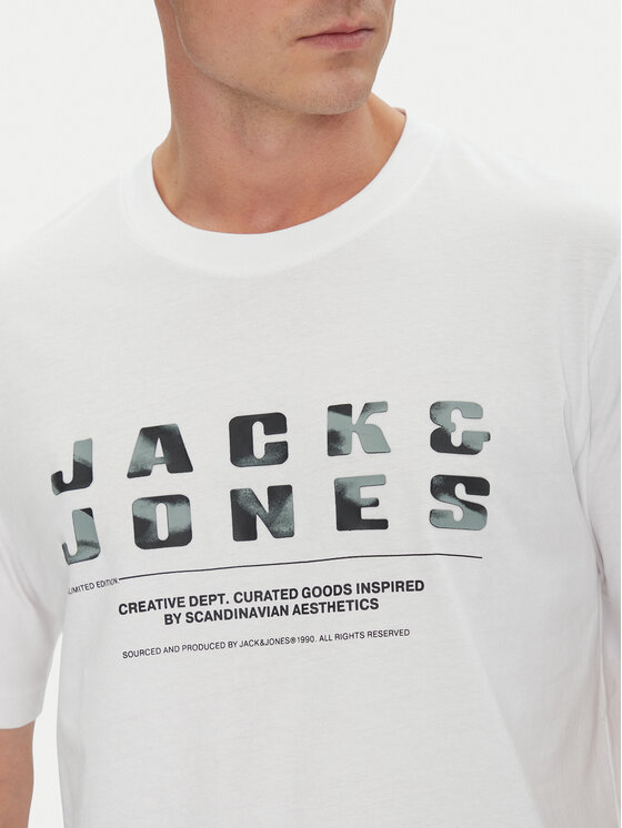 Jack & Jones Jack & Jones Футболка Recharge 12274716 Білий Relaxed Fit