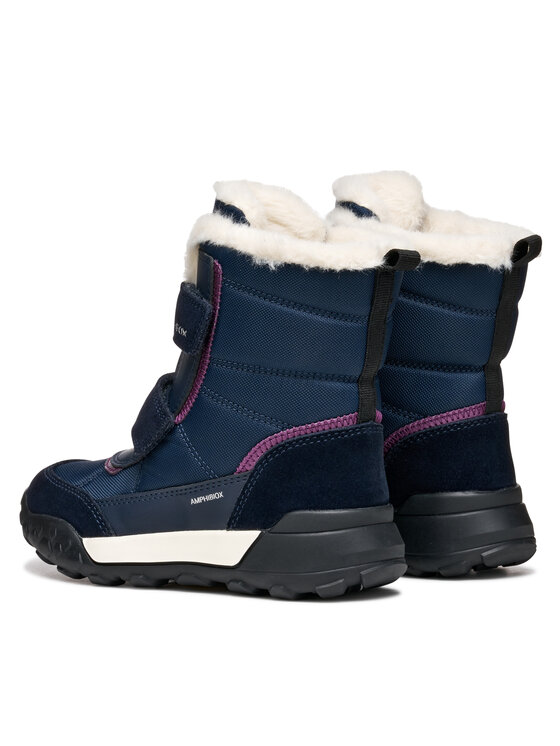Geox Cizme de zăpadă Geox J Trekkyup Girl B Abx J46M7E 08V22 C4269 S Bleumarin