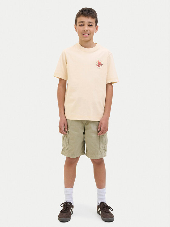 Jack & Jones Junior Jack & Jones Junior Футболка Canggu 12278649 Бежевий Relaxed Fit