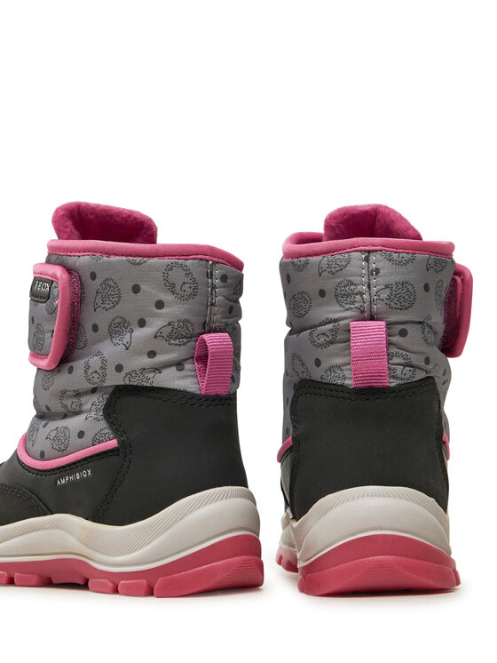 Geox Sněhule Geox B Flanfil Girl B Abx B263WG 0BCMN C9235 S Černá