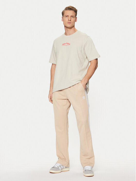 adidas adidas Футболка JD0667 Бежевий Loose Fit