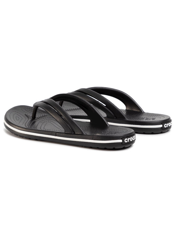 Crocs Джапанки Crocs Crocband Flip W 206100 Черен