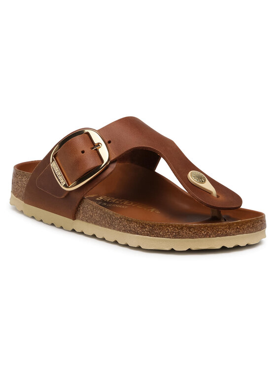 Birkenstock Chancletas Birkenstock Gizeh Big Buckle 1018785 Marrón