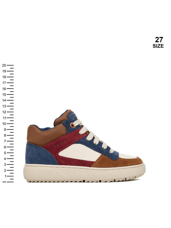 Geox Sneakersy Geox J Theleven J46LDC 05422 C1MD6 M Hnedá