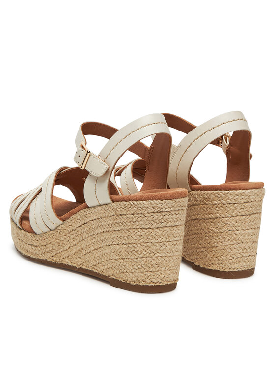 Clarks Еспадрильї Clarks Sabina Strap 26181464 Écru