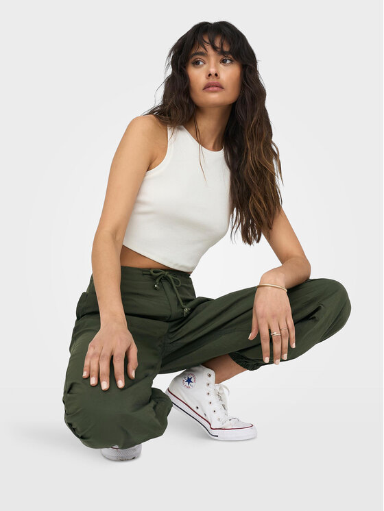 ONLY ONLY Top Vilma 15282771 Blanco Slim Fit