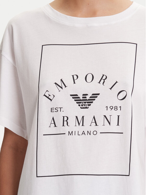 Emporio Armani Underwear Emporio Armani Underwear Majica EW000553 AF10887 U0002 Bela Loose Fit
