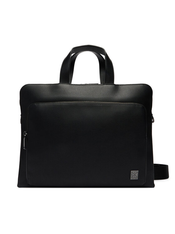 Calvin Klein Laptoptáska Calvin Klein Emblem Hw Commuter LV04D3290G Fekete