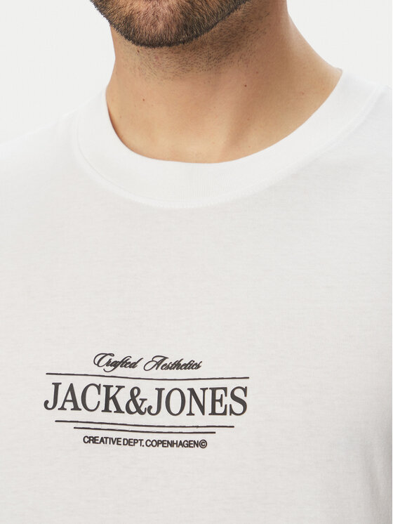 Jack & Jones Jack & Jones Camiseta Cassis 12295049 Blanco Regular Fit