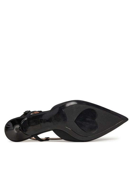 LOVE MOSCHINO Čevlji z visoko peto LOVE MOSCHINO JA10627G0MIMX000 Črna